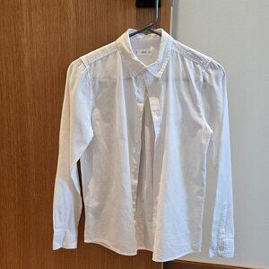 Mango boys white cotton/linen dress shirt